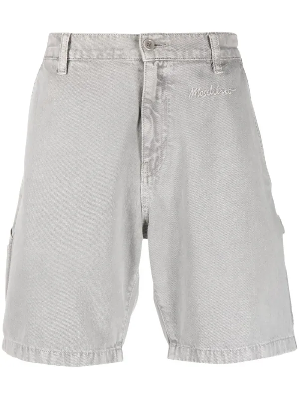 Moschino grey shorts on sale