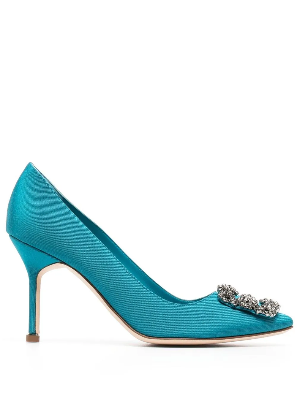 

Manolo Blahnik 90mm Hangisi pumps - Blue