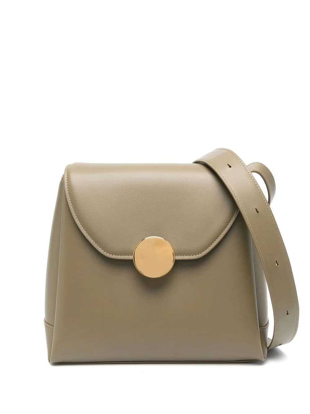 

Jil Sander bolsa de hombro con logo estampado - Verde