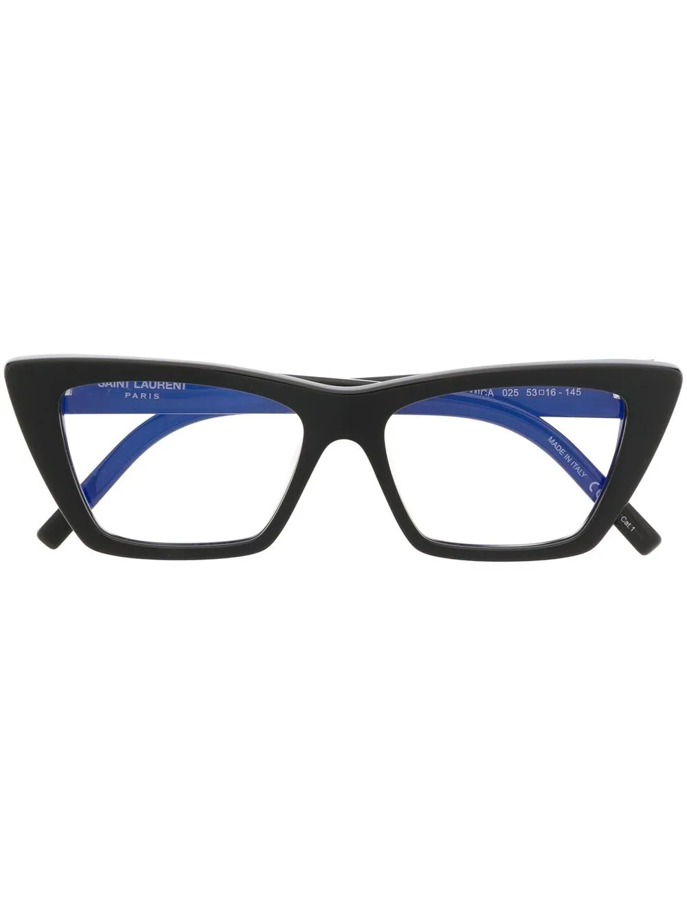 

Saint Laurent Eyewear logo-print glasses - Black