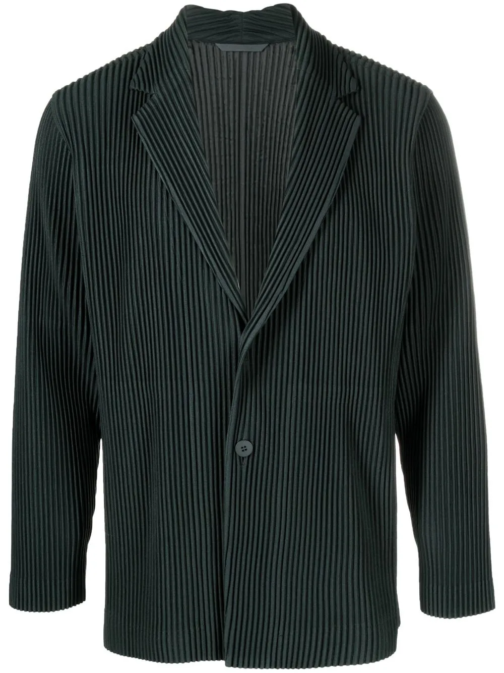 

Homme Plissé Issey Miyake single-breasted pleated blazer - Black