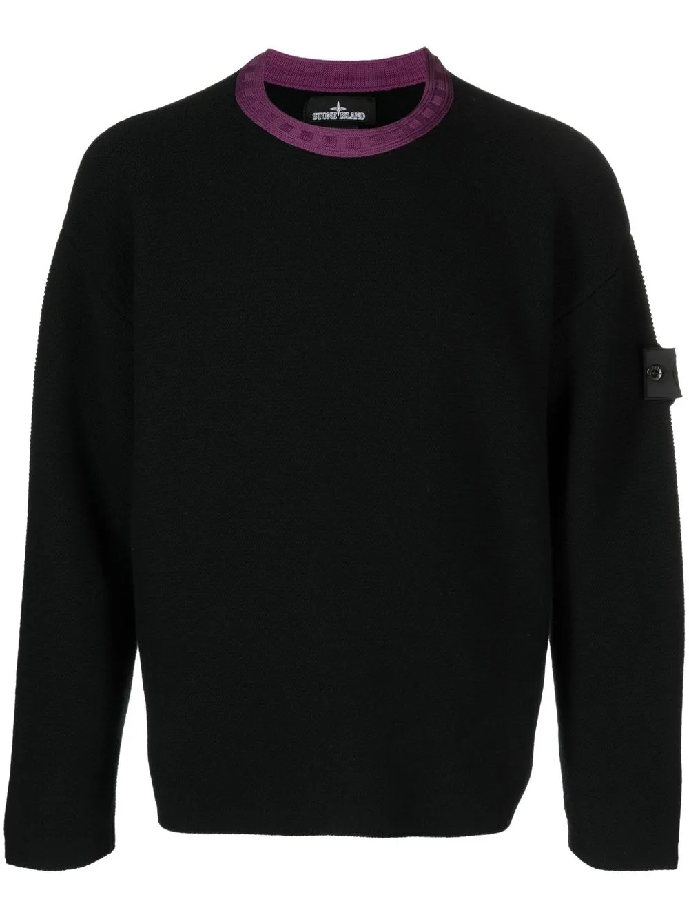 

Stone Island Shadow Project wool jumper - Black