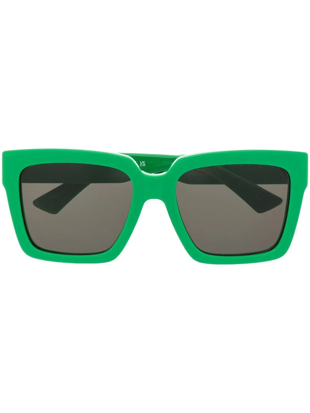 

Bottega Veneta Eyewear logo-plaque sunglasses - Green