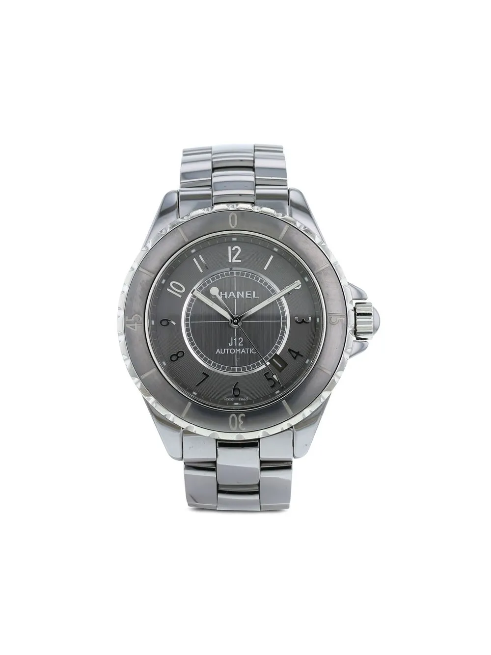 

CHANEL Pre-Owned 2010 pre-owned J12 38mm - Grey