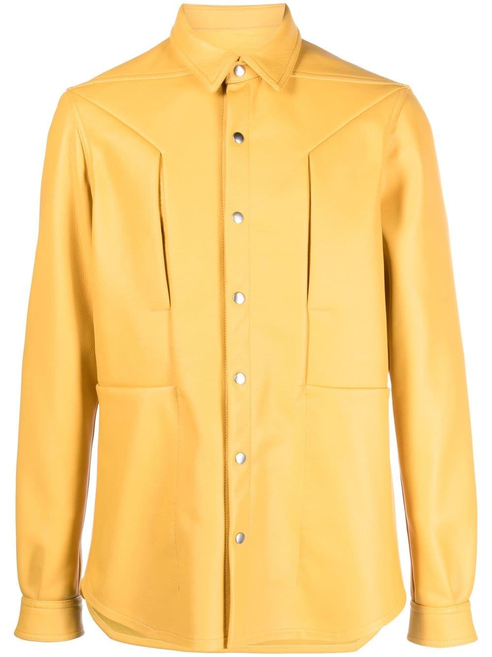 Rick Owens Yellow Fogpocket Larry Shirt | ModeSens