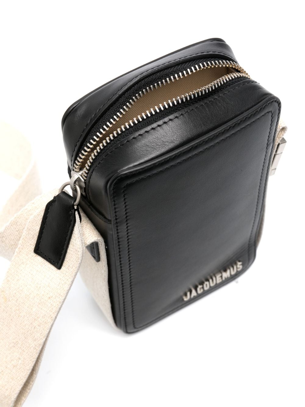 Shop Jacquemus Le Cuerda Vertical Messenger Bag In Schwarz