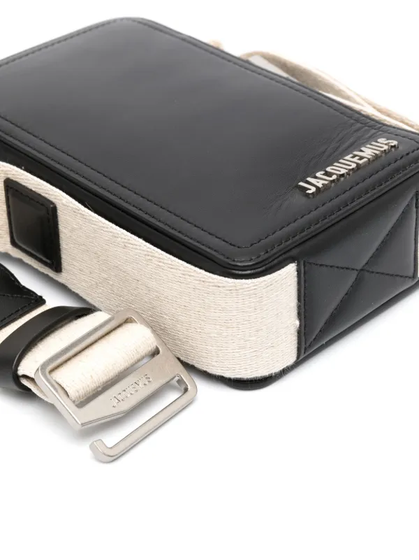 Jacquemus Le Cuerda Vertical Messenger Bag | Black | FARFETCH JO