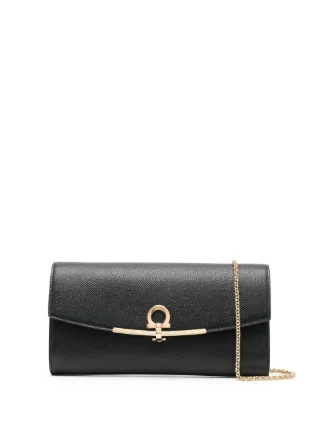 Ferragamo 2025 black clutch