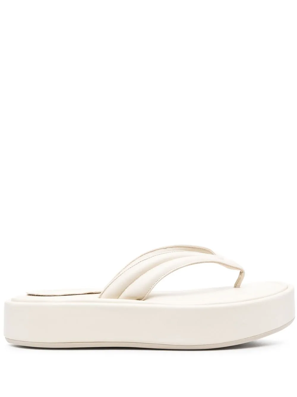 Patrizia Pepe Flatform thong-strap Sandals - Farfetch