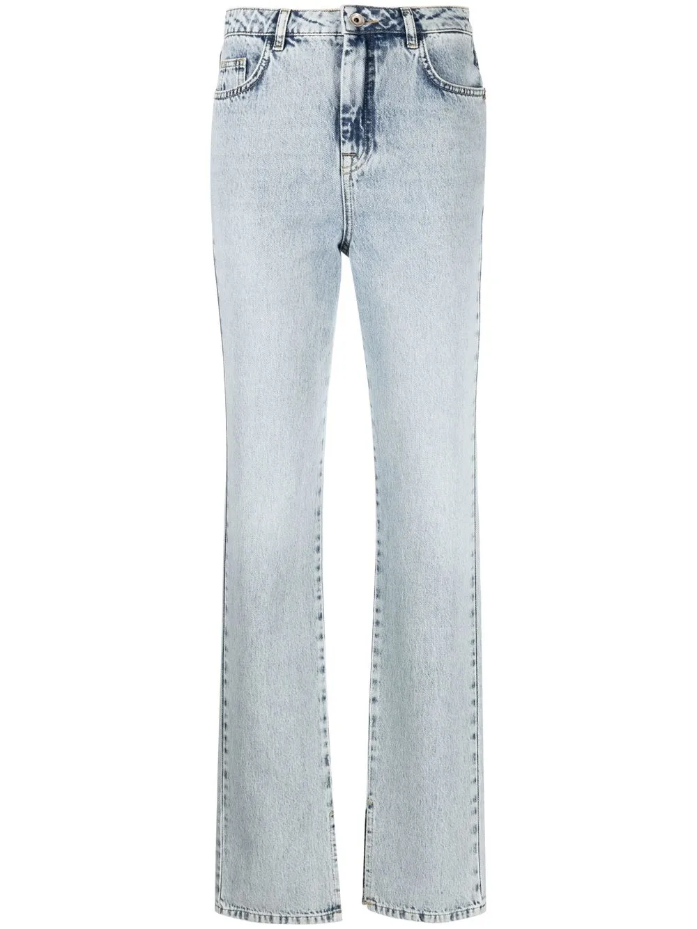 

Patrizia Pepe jeans slim con tiro alto - Azul