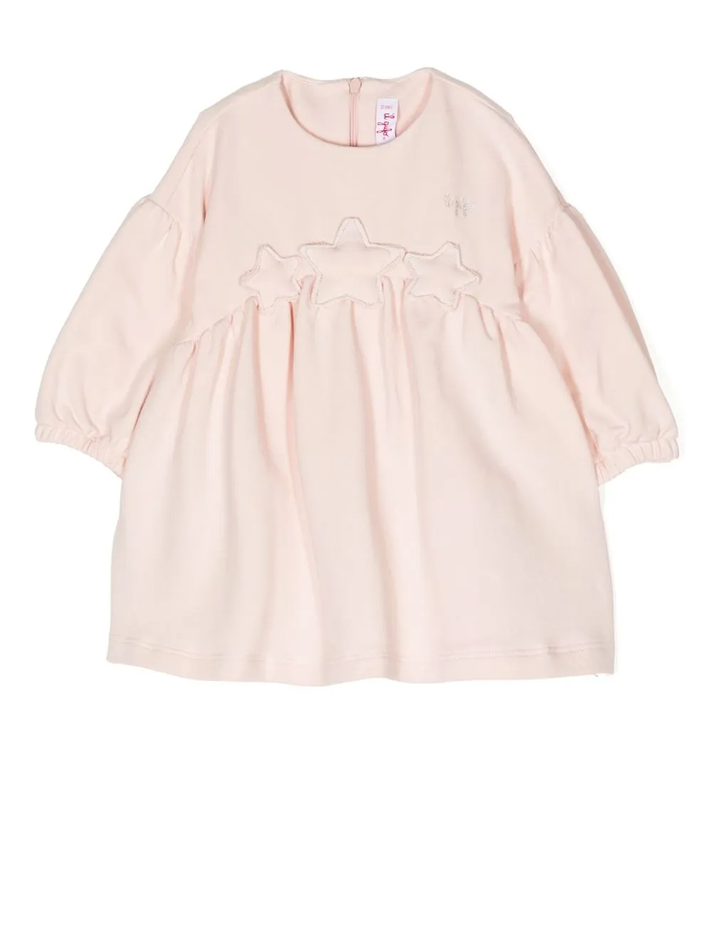 

Il Gufo star long-sleeve smock dress - Pink