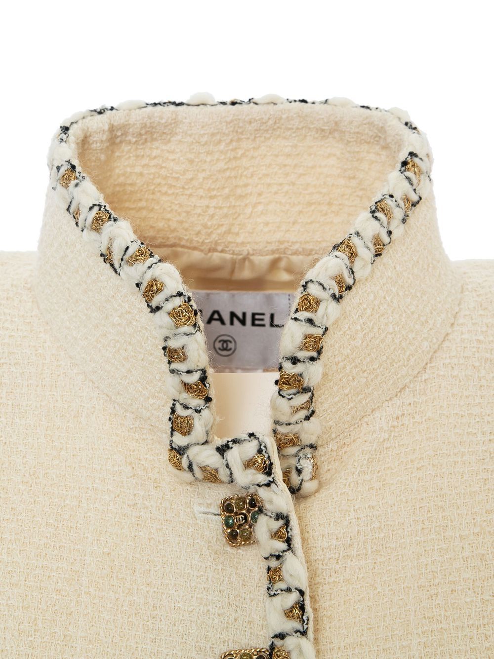 Chanel Pre-owned 2000s CC-buttons Collarless Jacket - Pink
