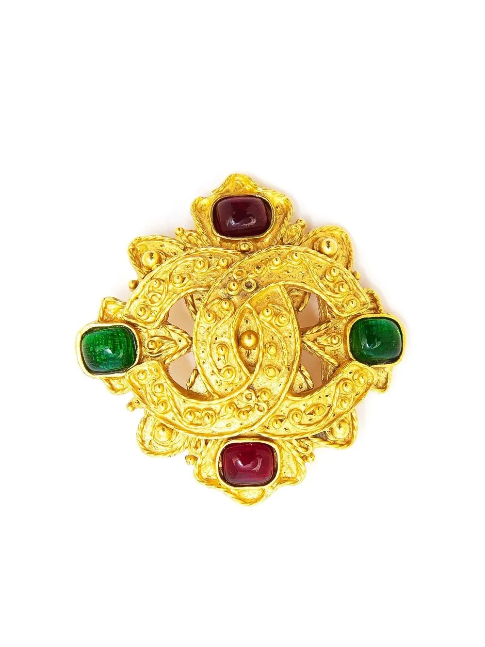 

Chanel Pre-Owned 1994 F/W Gulipoa brooch - Gold