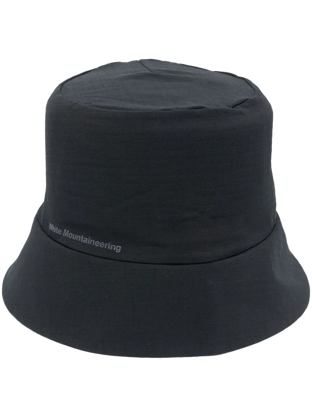 

White Mountaineering gorro de pescador con logo estampado - Negro