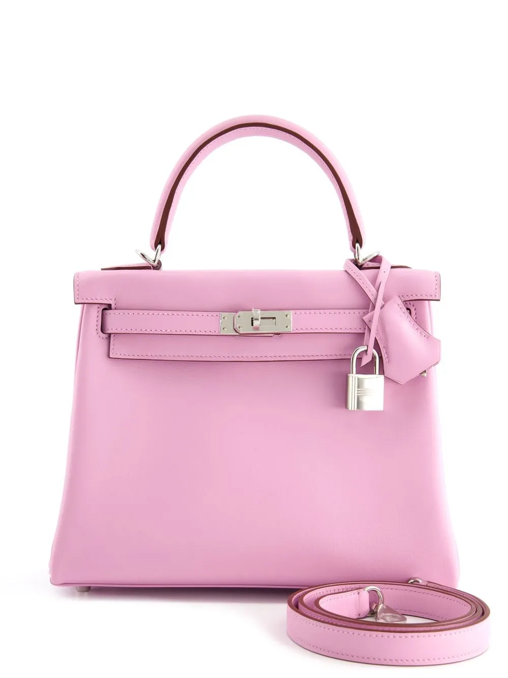 

Hermès pre-owned Kelly 25 two-way bag - Pink