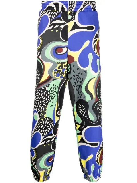 Moschino Calça de moletom com estampa gráfica