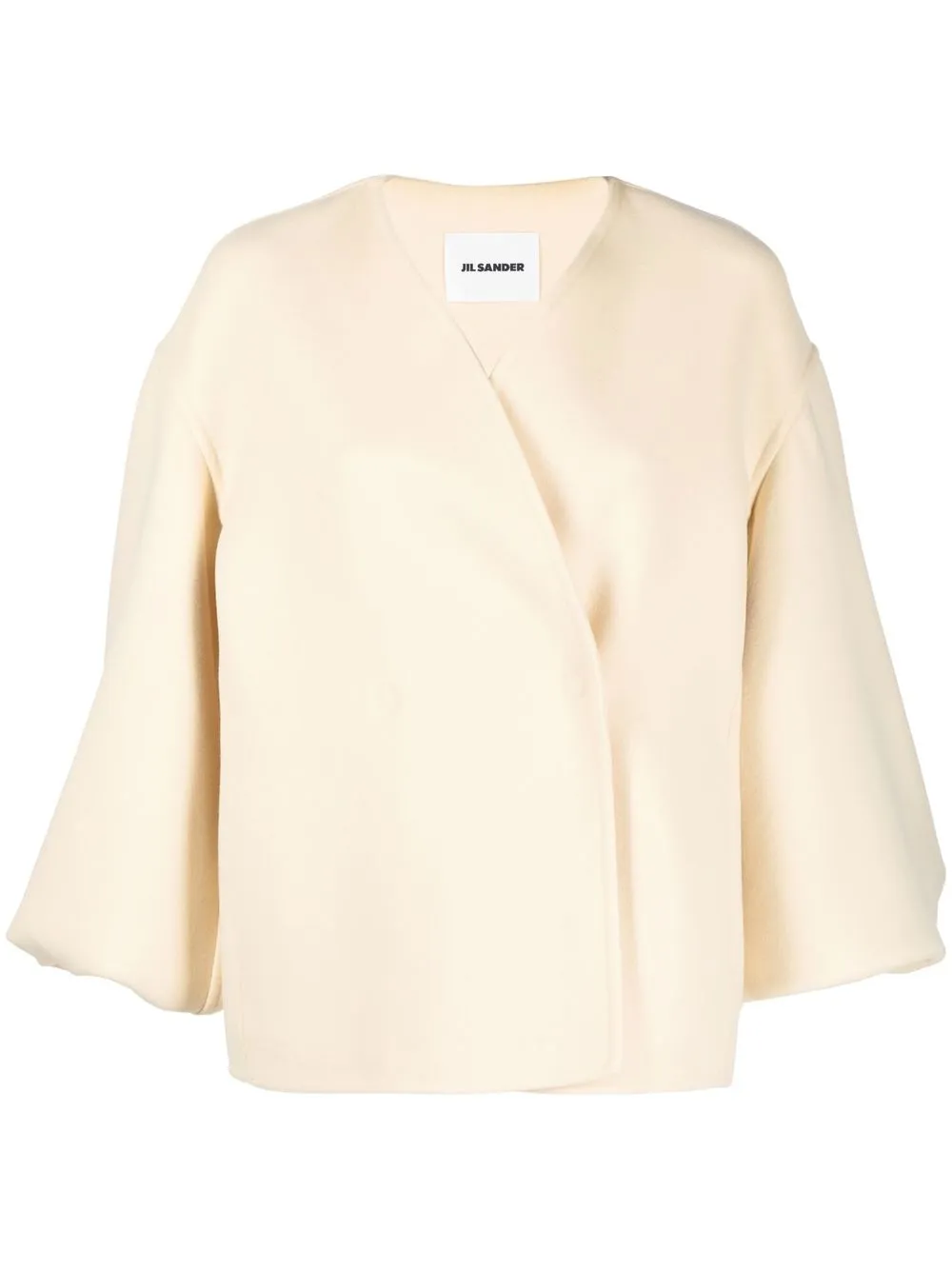 

Jil Sander bell-sleeve wool jacket - Neutrals