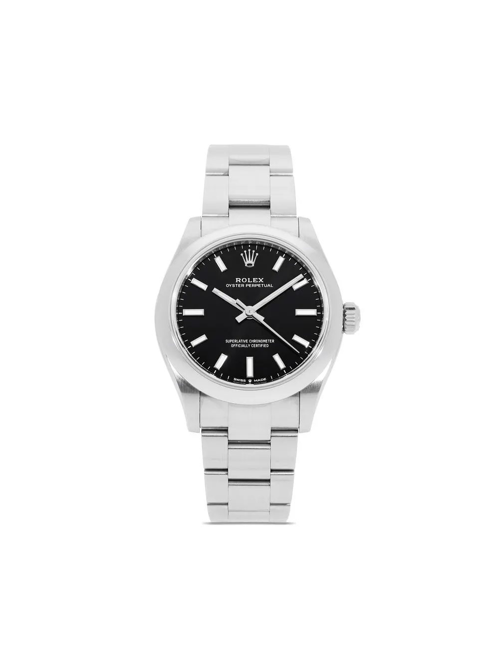 

Rolex reloj Oyster Perpetual de 31mm 2021 pre-owned - Negro