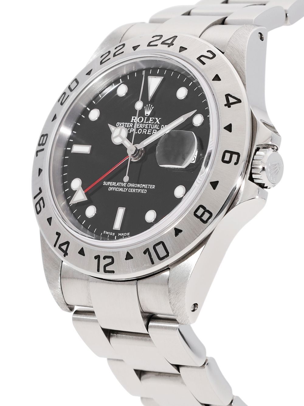 Rolex 2001 pre-owned Explorer II horloge - Zwart