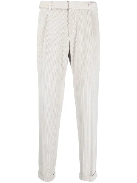 corduroy straight-leg trousers