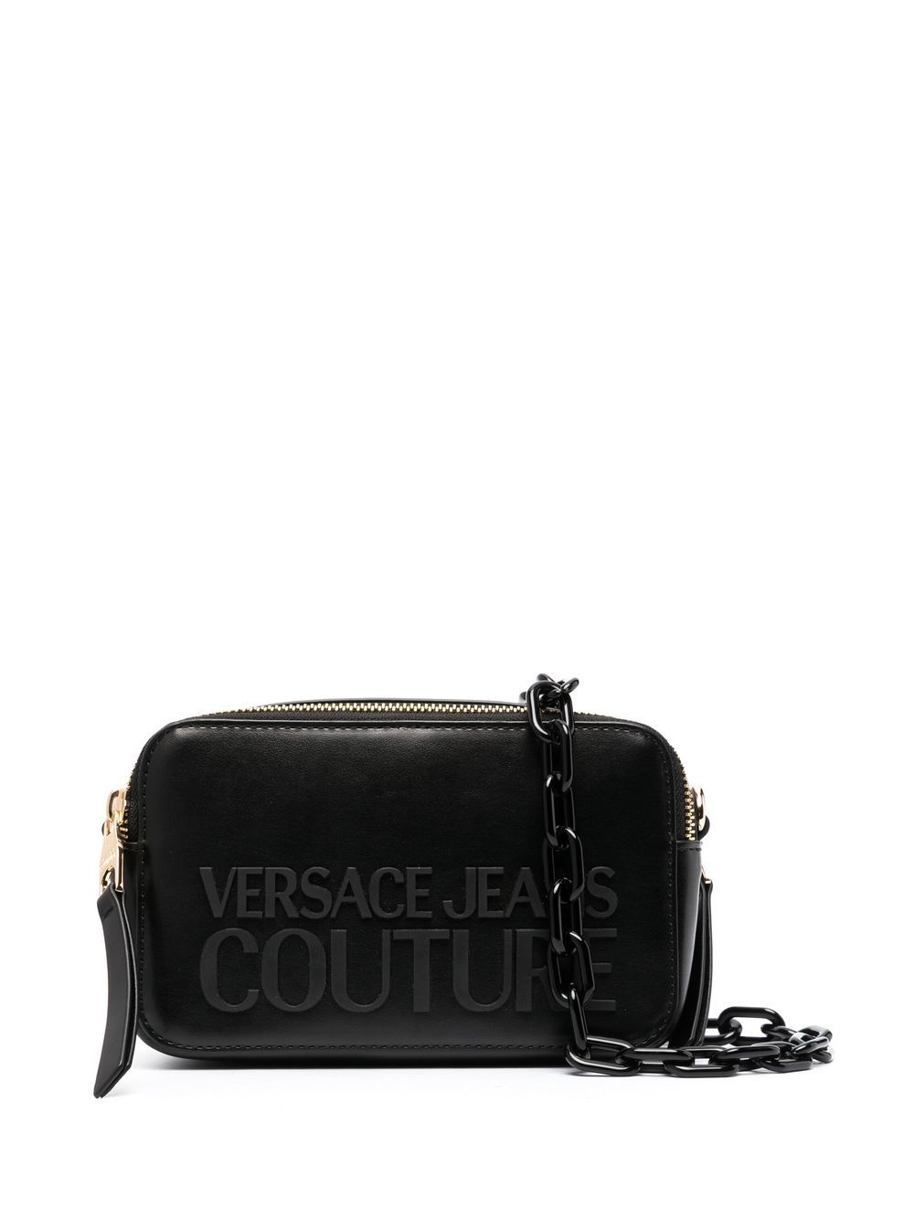 Versace Jeans Couture ロゴ ショルダーバッグ | ブラック | FARFETCH JP