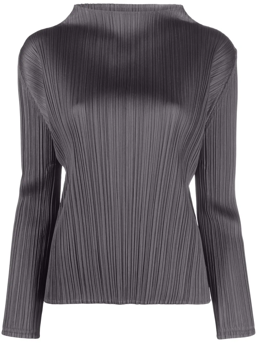 

Pleats Please Issey Miyake camiseta plisada - Gris