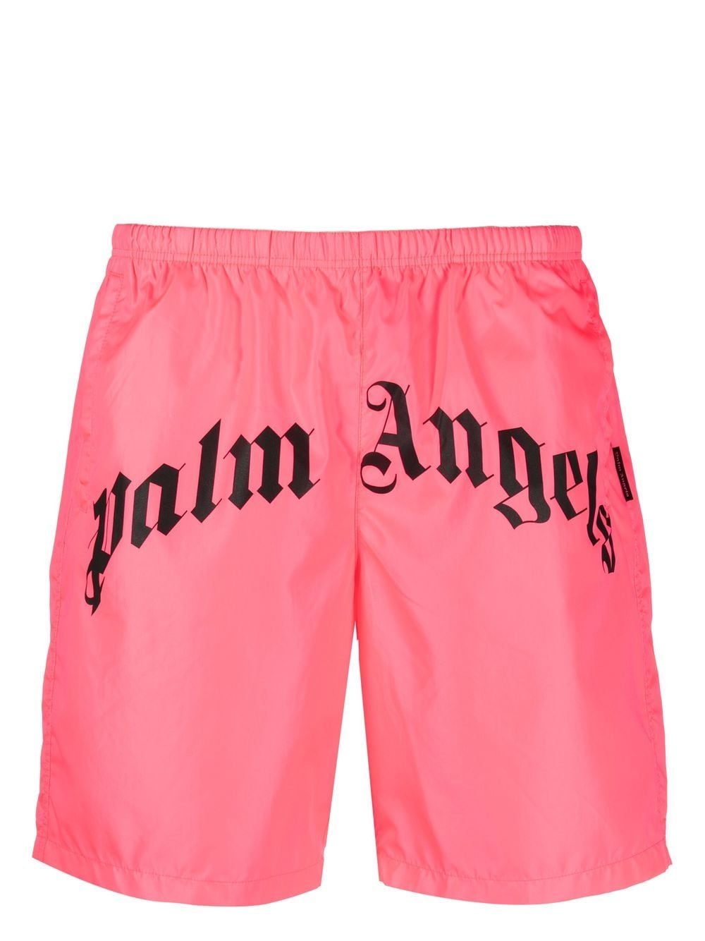 Palm Angels: Navy Monogram Swim Shorts