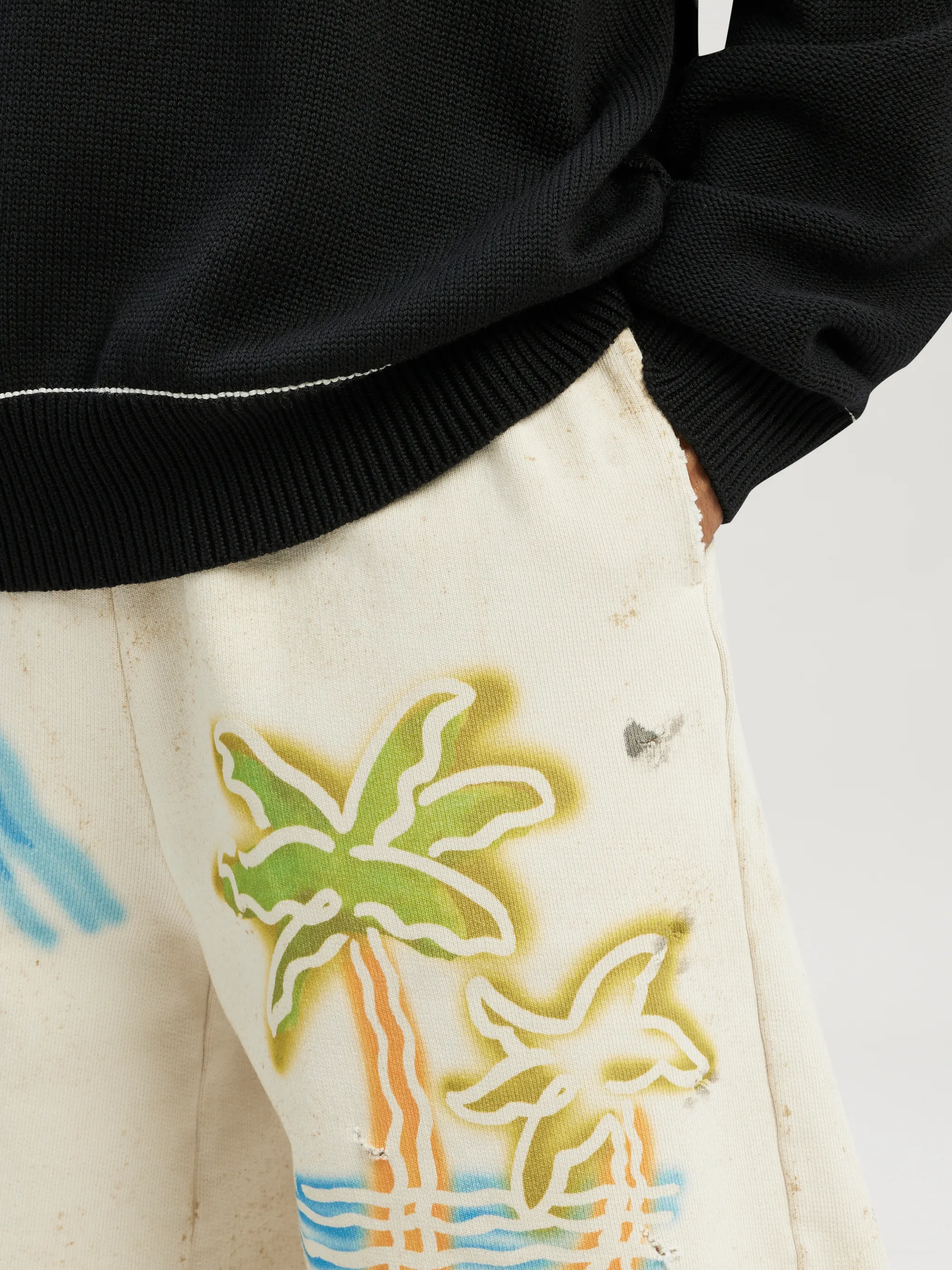 Palm Neon Sweatshorts