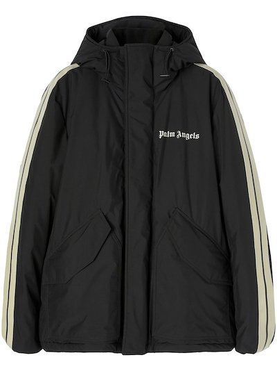 Palm Angels - Track logo-print ski jacket