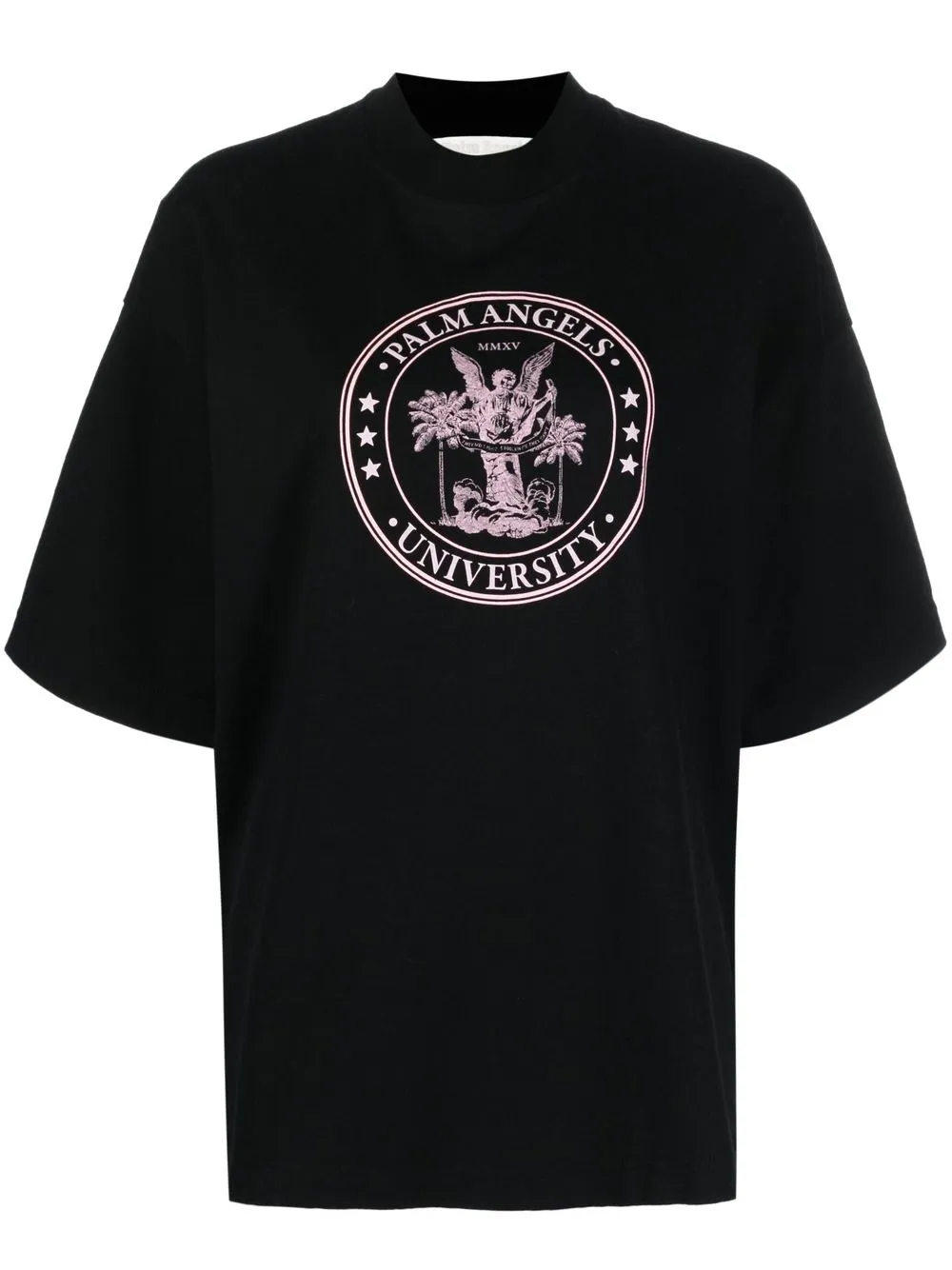 

Palm Angels playera con logo estampado - Negro