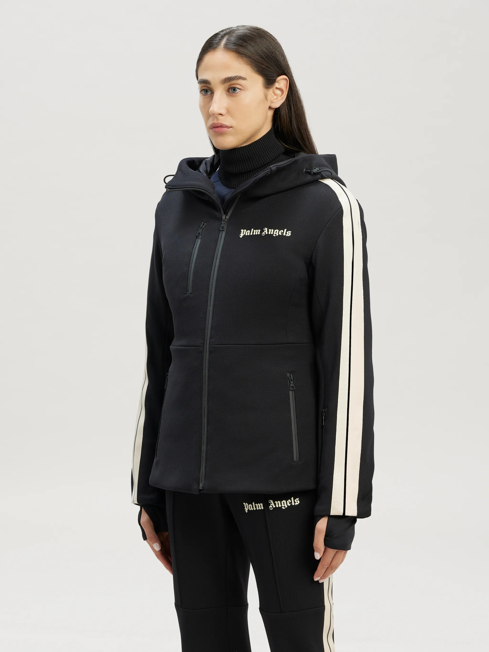 logo-print ski jacket on Sale - Palm Angels® Official