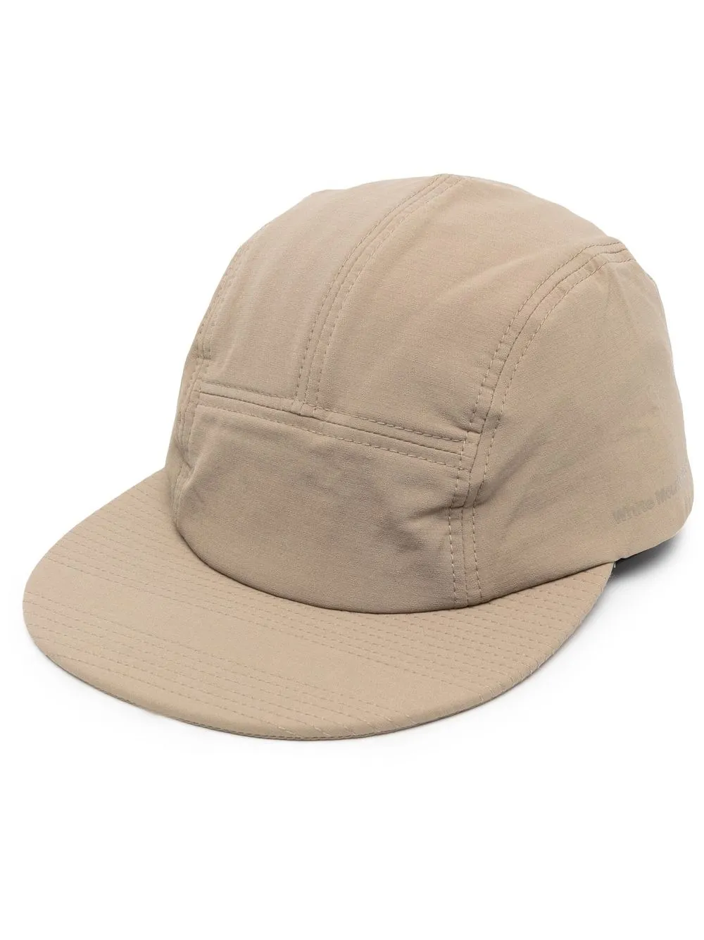 

White Mountaineering logo-print panelled cap - Neutrals