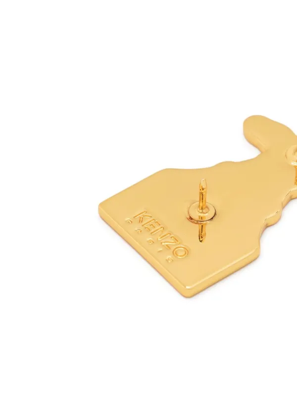 Kenzo set-of-three Logo Pins | Silver | FARFETCH BN
