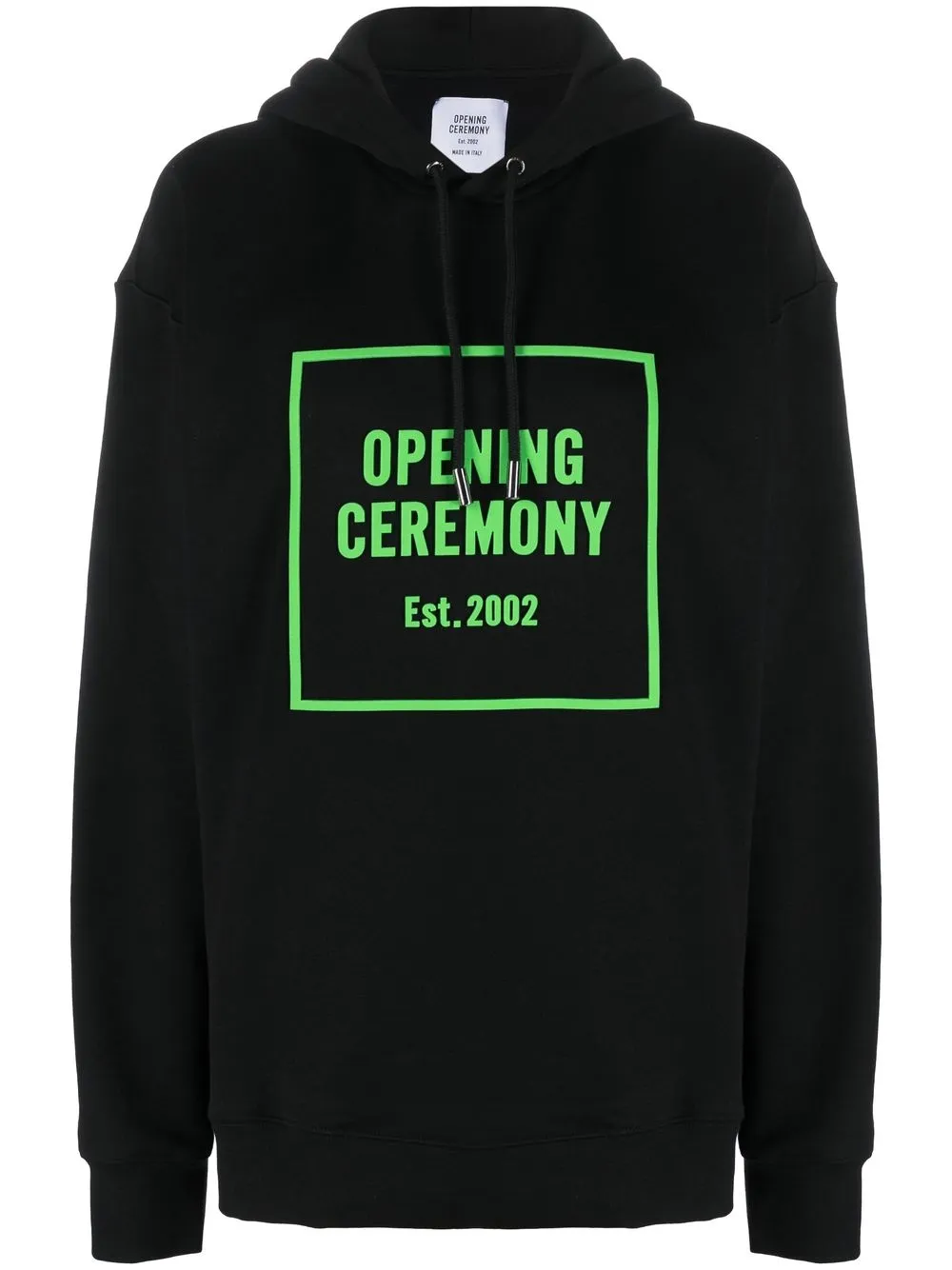 

Opening Ceremony logo cotton hoodie - Black