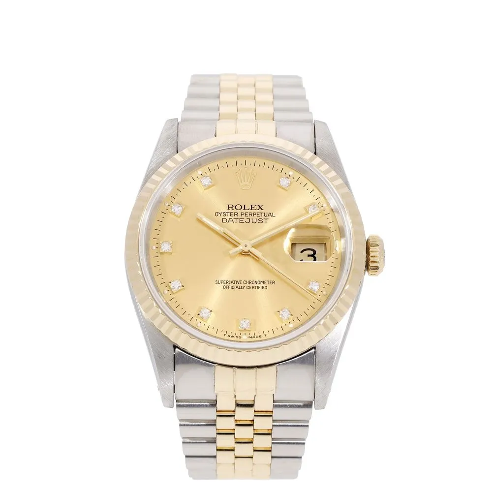 

Rolex 1995 pre-owned Datejust 36mm - Gold