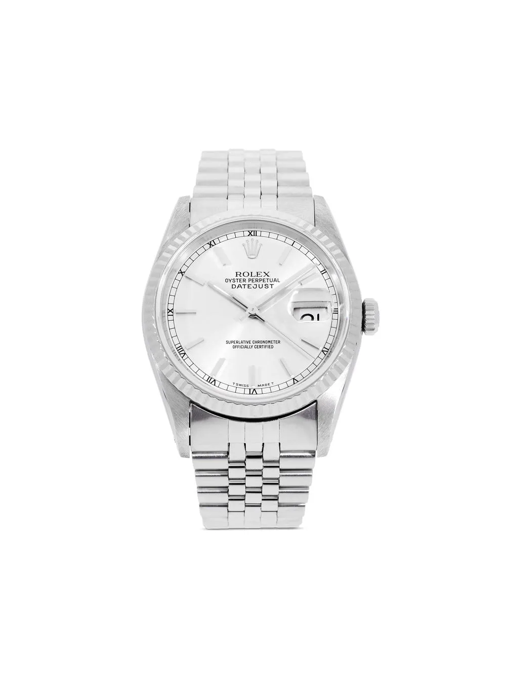 

Rolex 1991 pre-owned Datejust 36mm - Silver