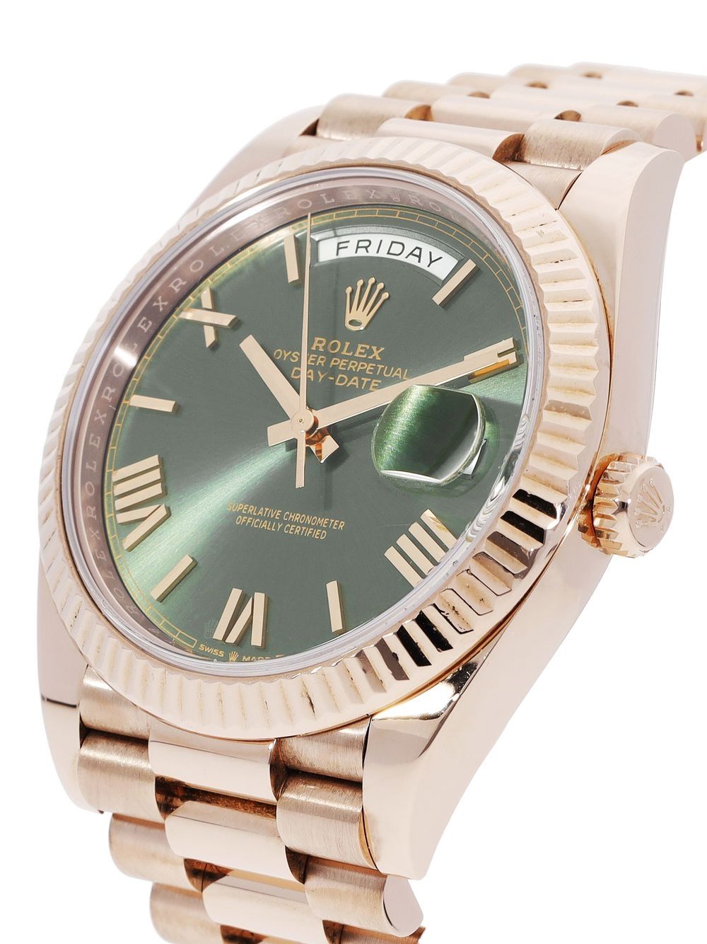 Rolex 2018 pre-owned Day-Date horloge - Groen