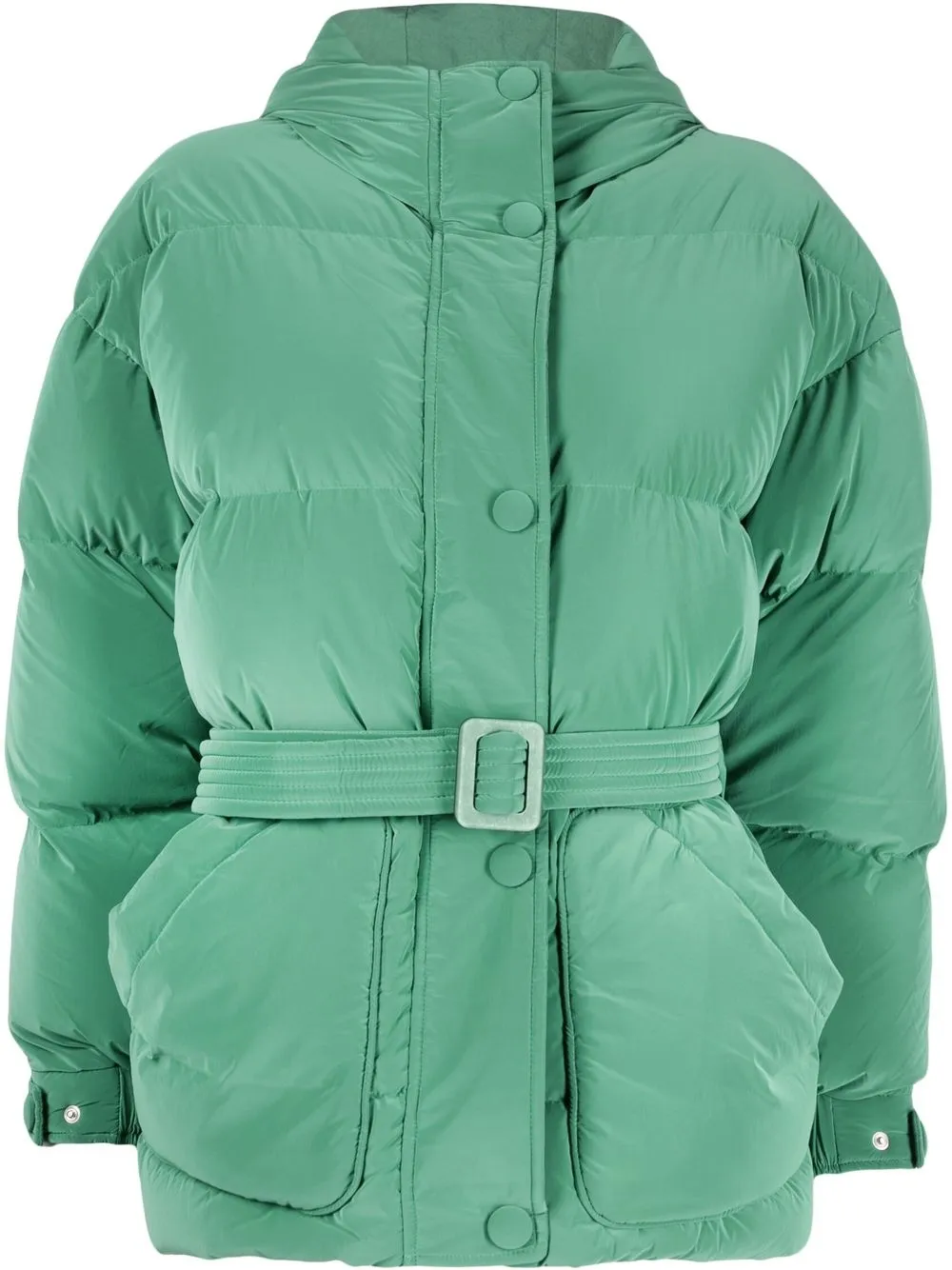 

Ienki Ienki Michlin hooded puffer jacket - Green