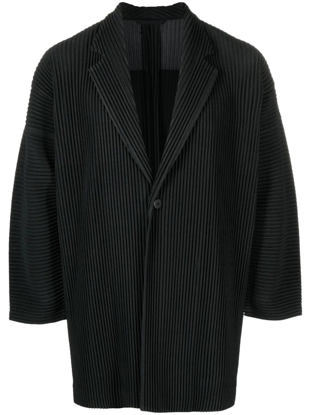 

Homme Plissé Issey Miyake pleated single-breasted blazer - Black