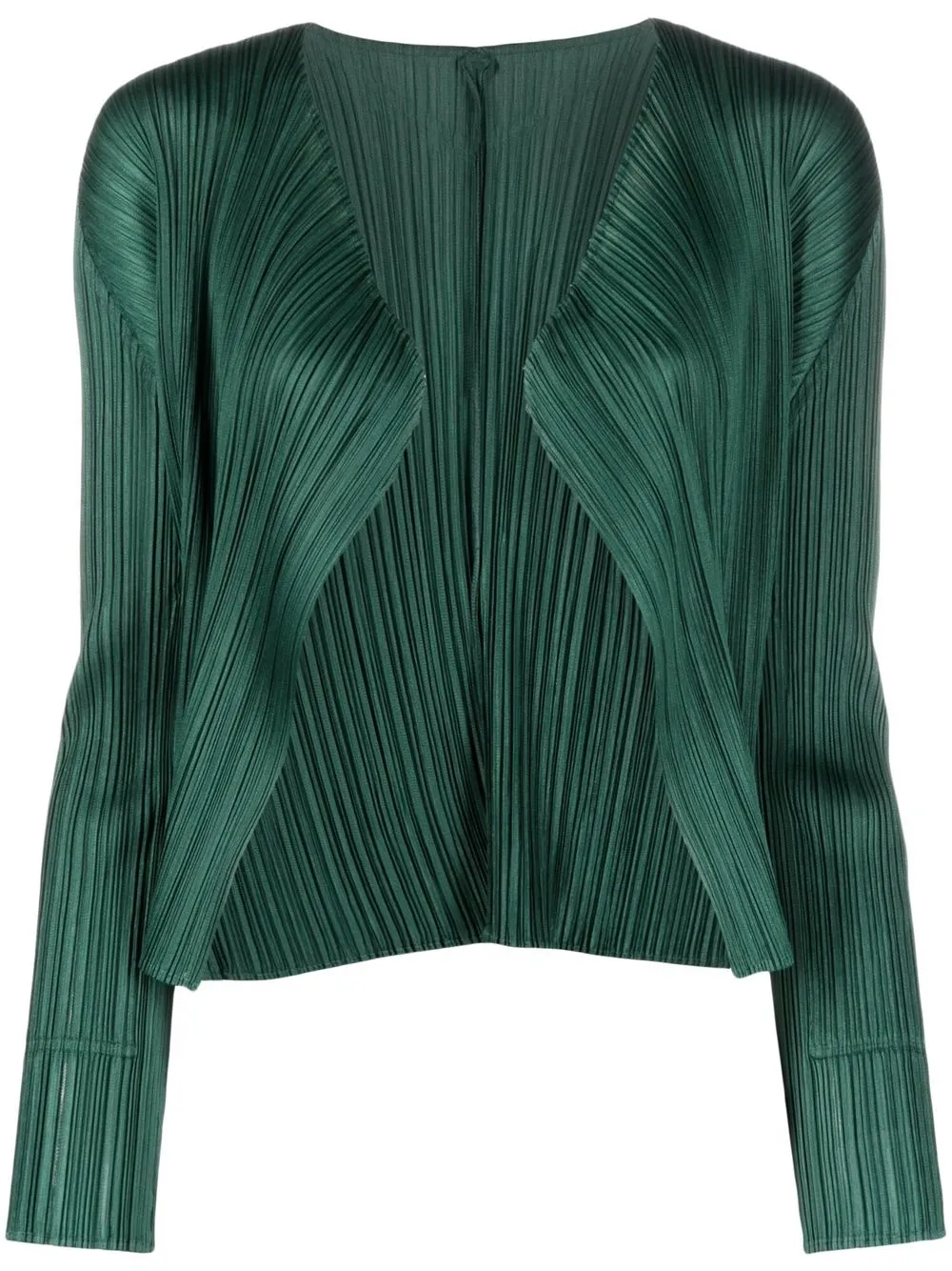 

Issey Miyake pleated sleeveless top - Green