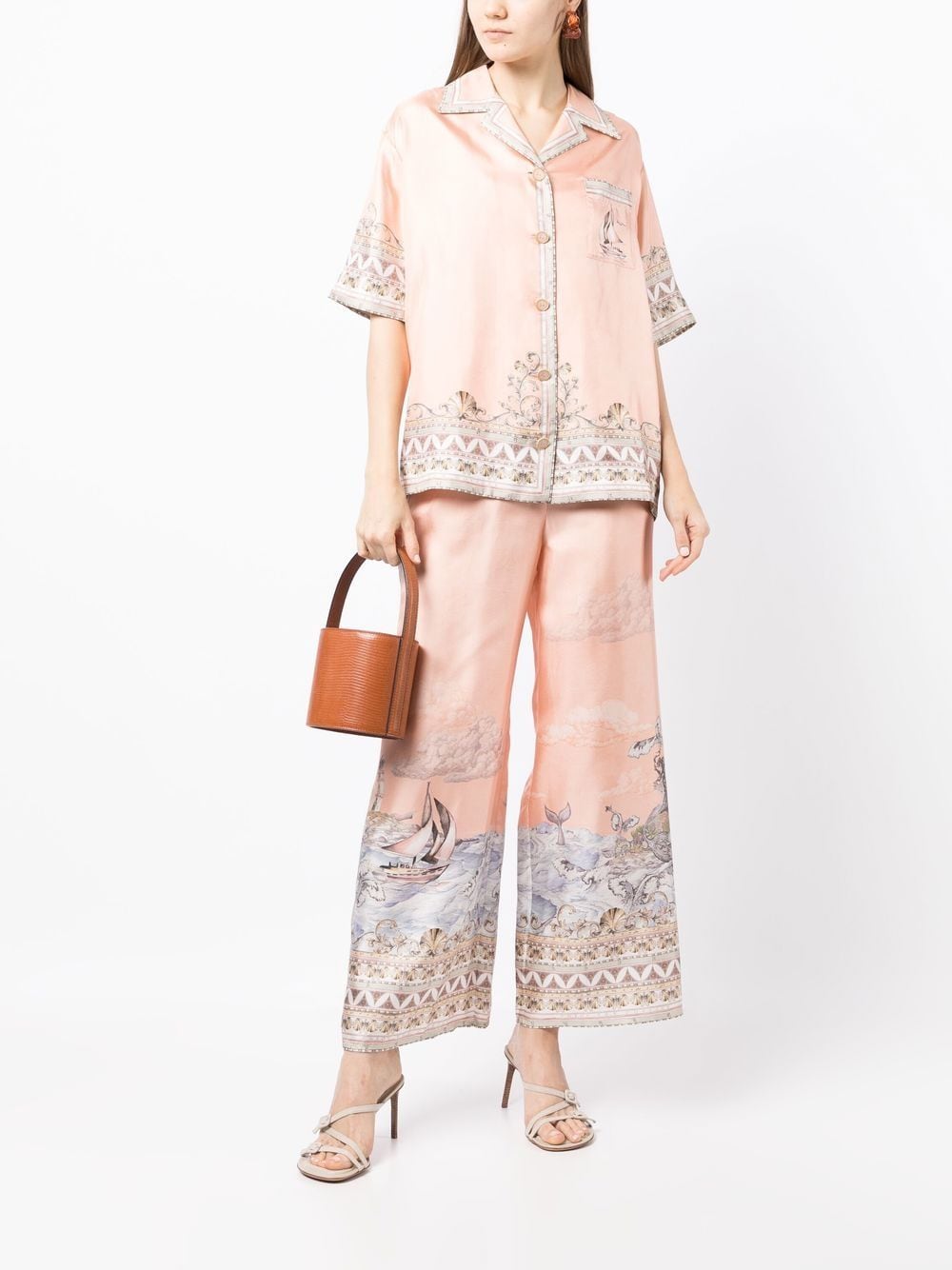 ZIMMERMANN Zijden blouse - Roze