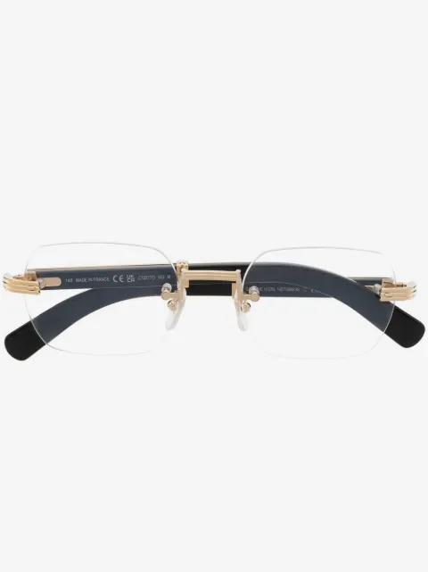 Cartier Eyewear lentes redondas sin armazón