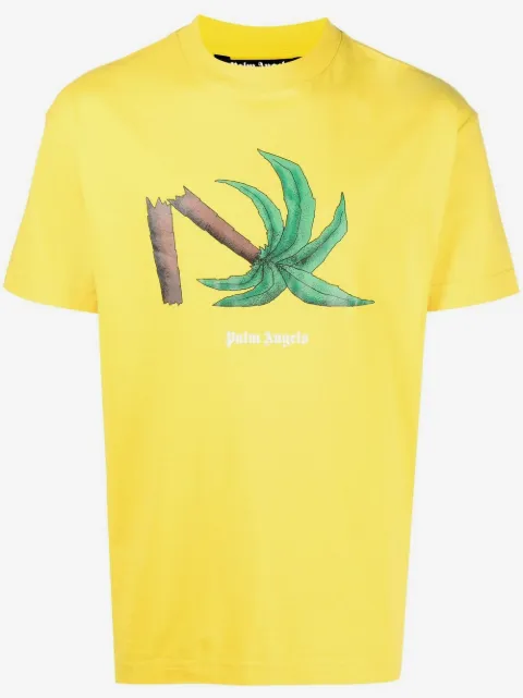 Palm Angels playera con estampado Broken Palm