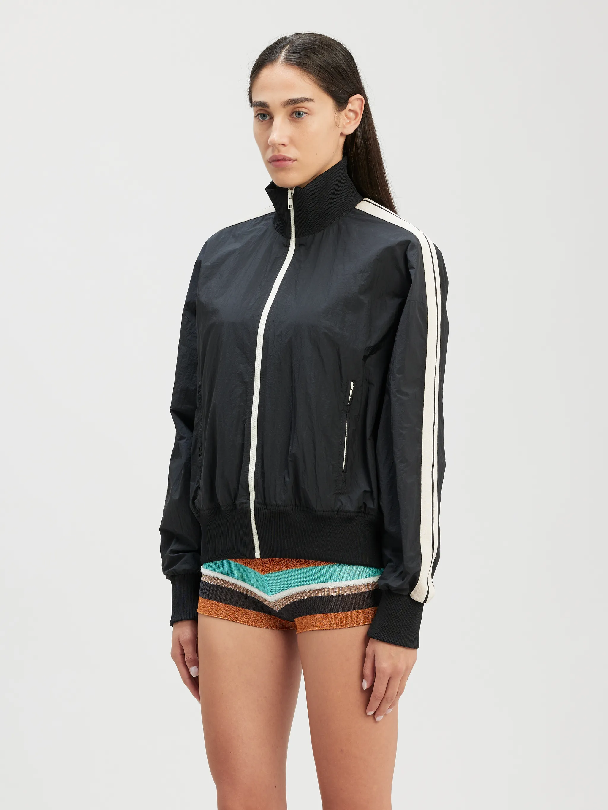 Curved Logo Track Jacket