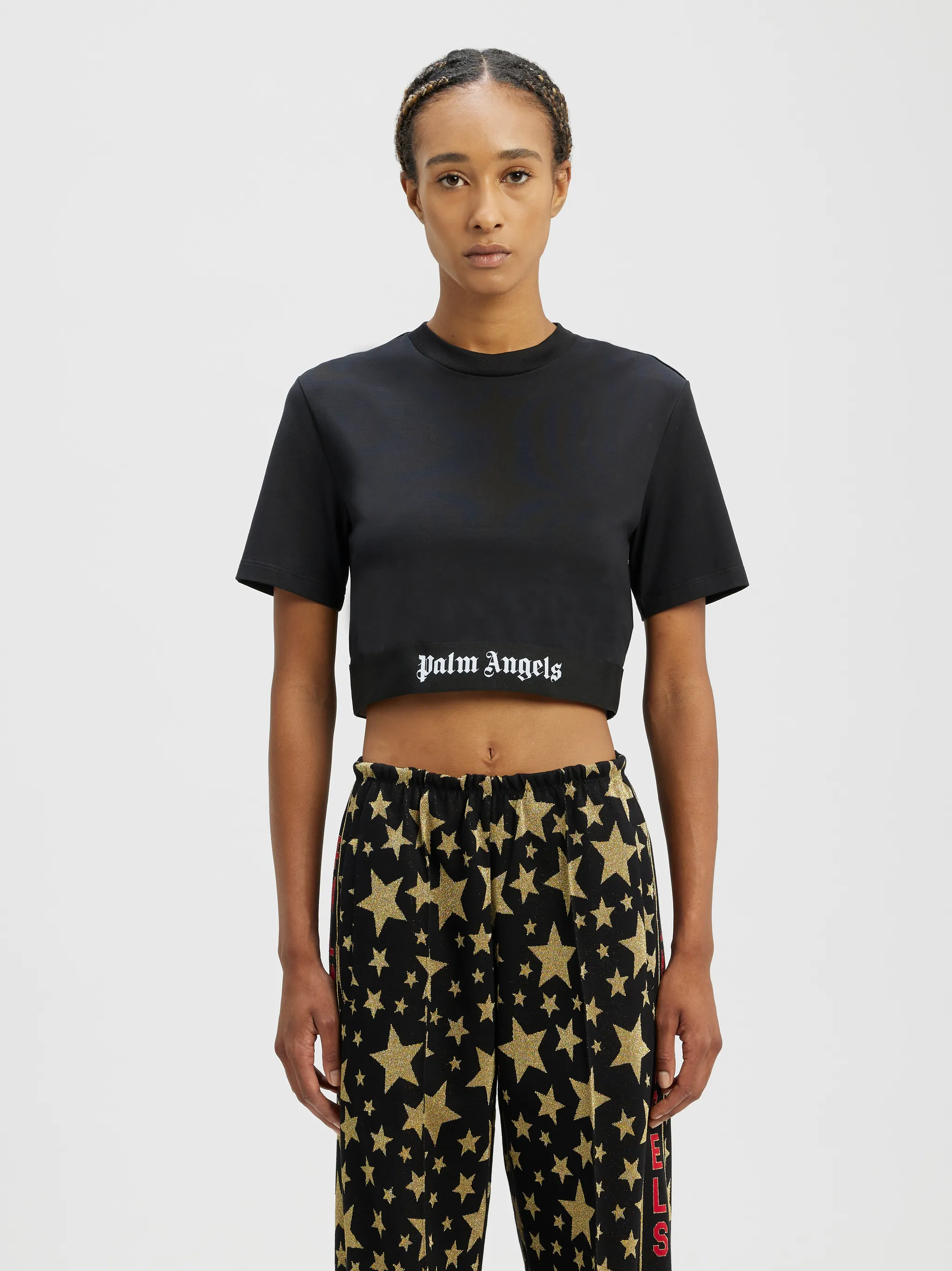 Logo Tape Cropped T-shirt