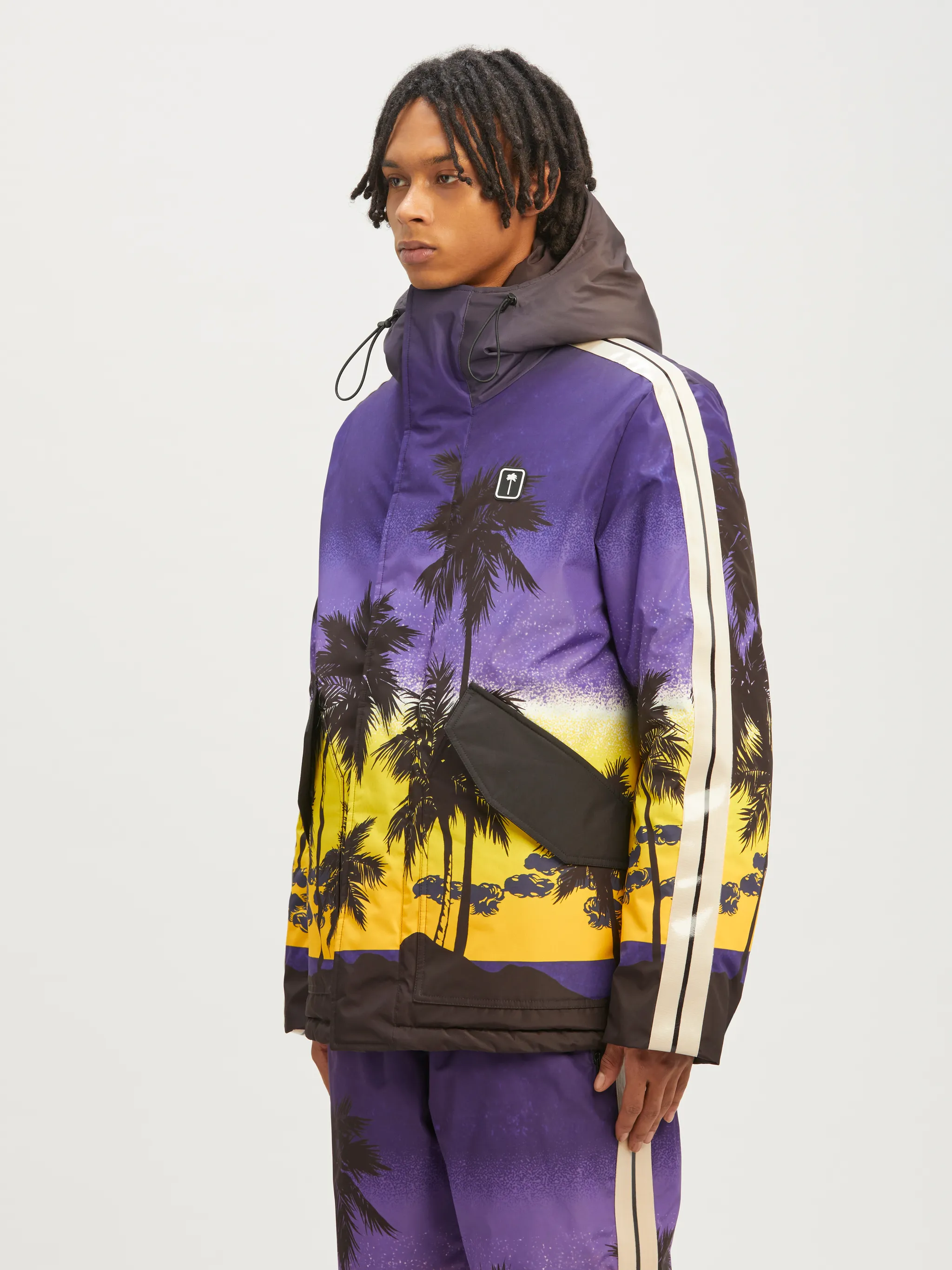 Palm Sunset Track Ski Jacket