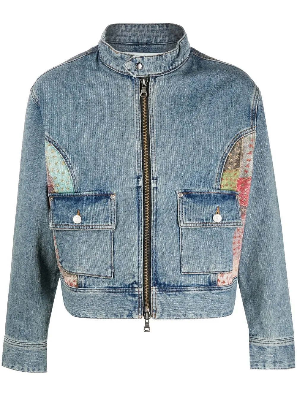 

Andersson Bell biker denim jacket - Blue