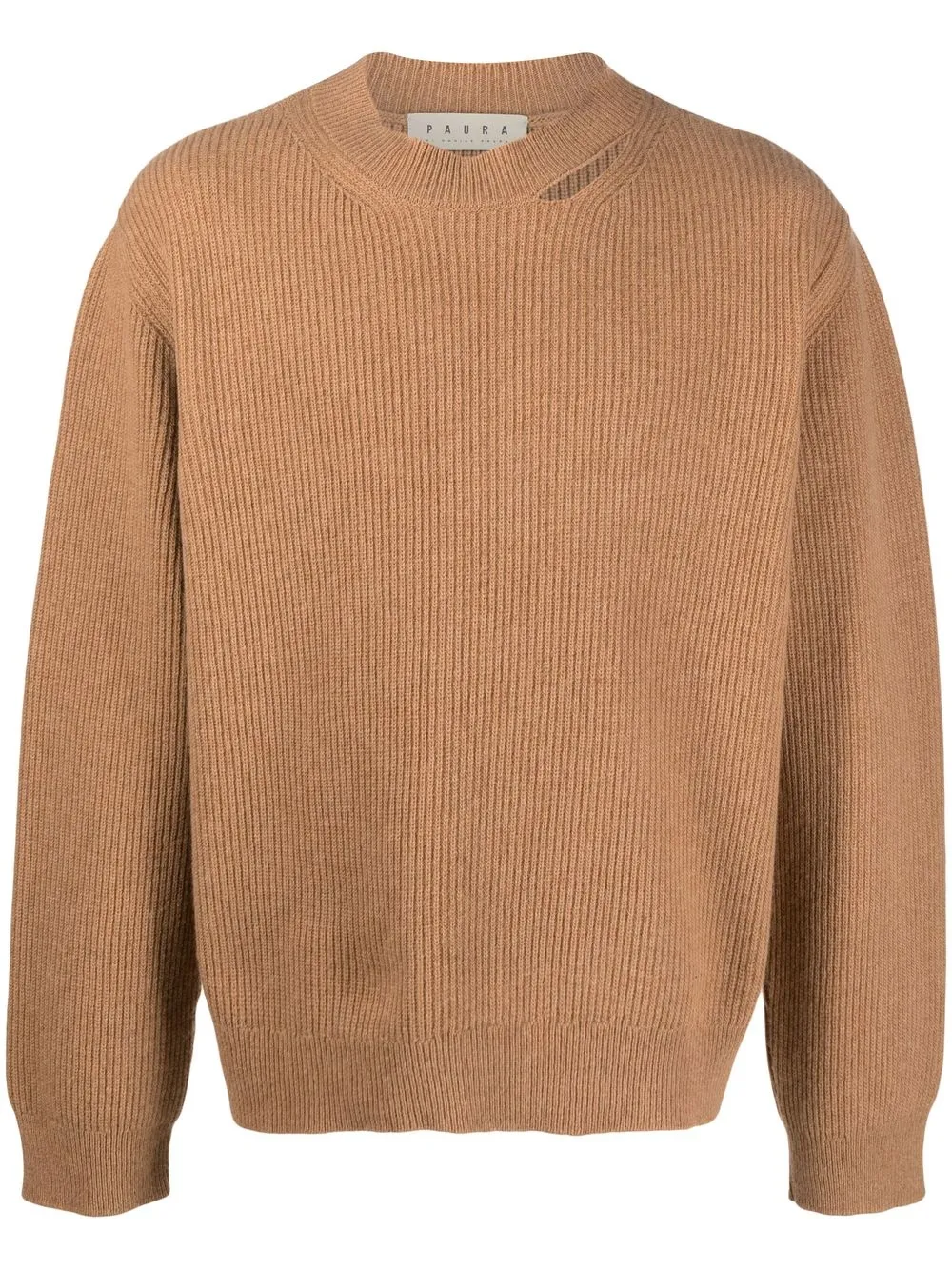 PAURA RIBBED-KNIT WOOL JUMPER