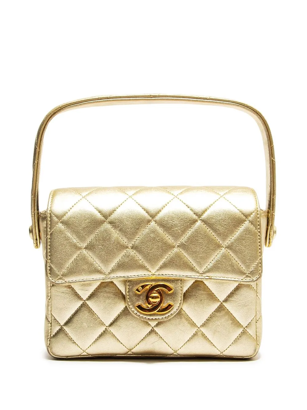 

Chanel Pre-Owned 1997 CC Turn-lock mini bag - Gold