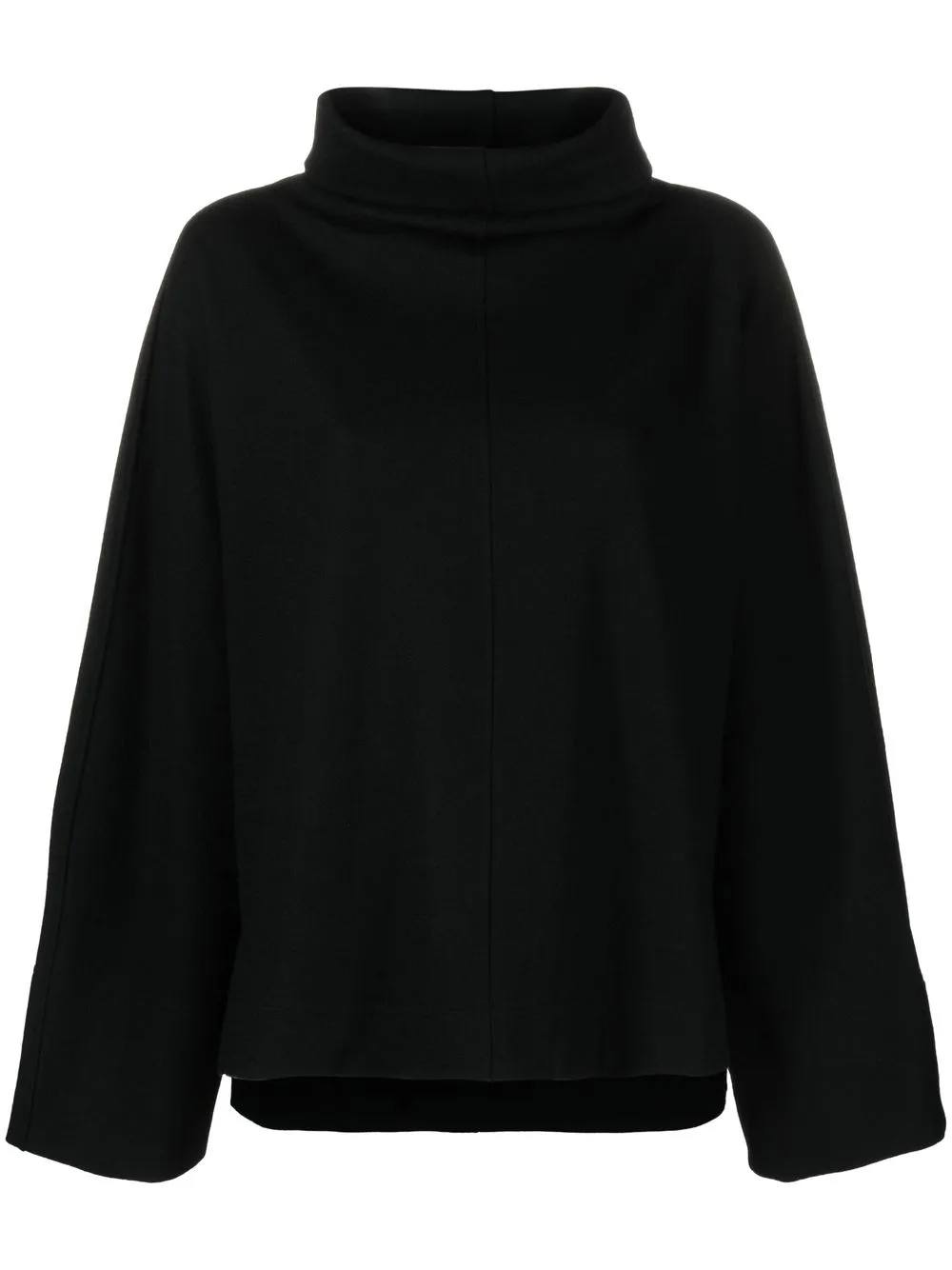 

Issey Miyake mock-neck wide-sleeved top - Black